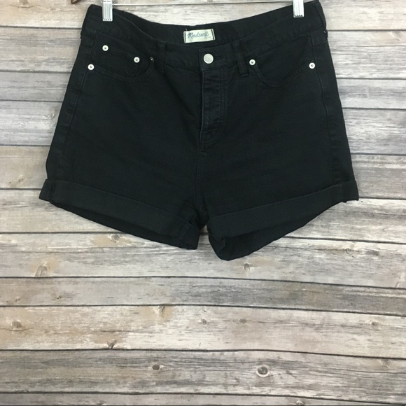Madewell Pants - Madewell Black Denim Short